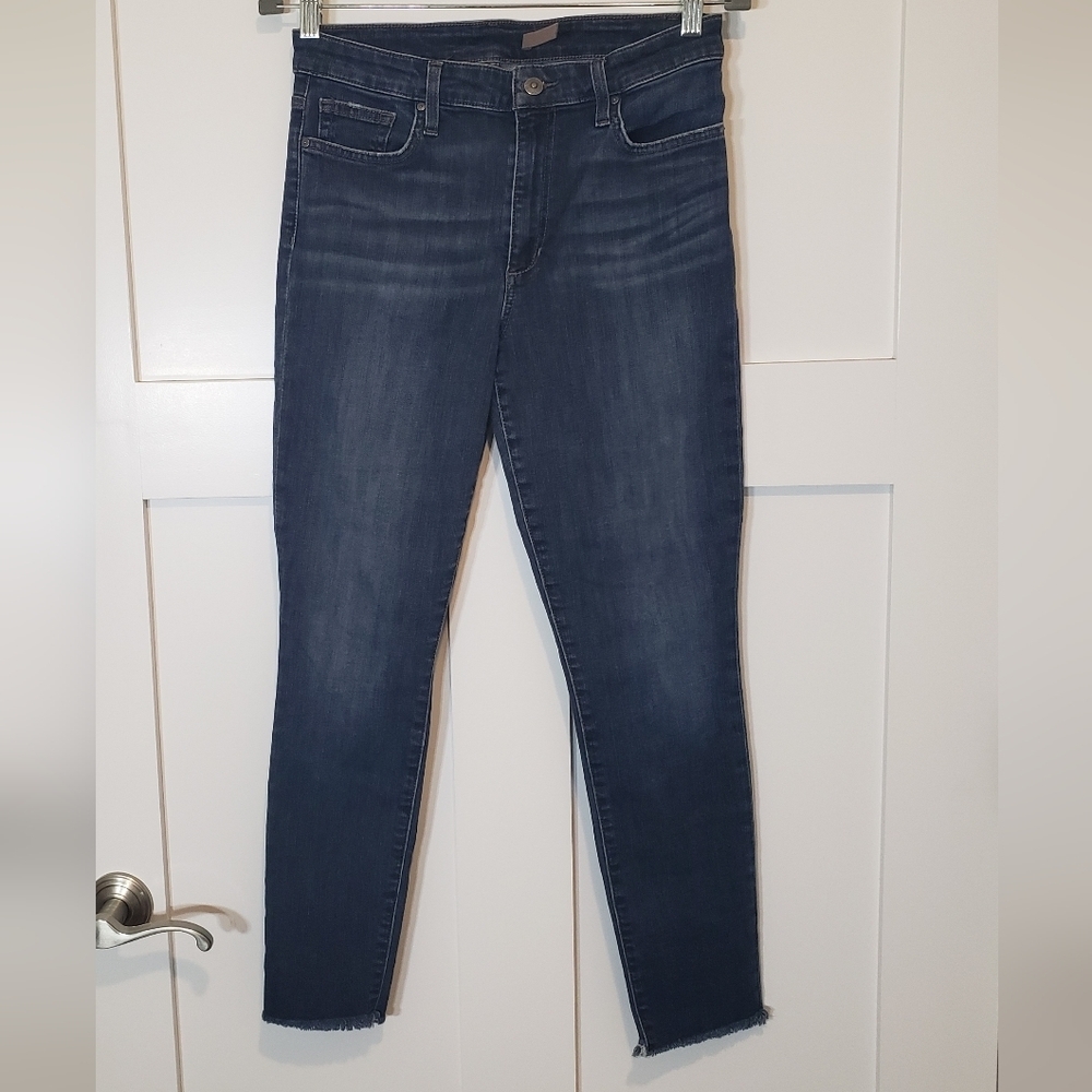 Joes Jeans Hi Rise Skinny Jeans Whiskering Fading Size 28W